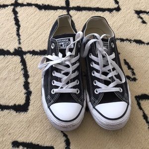 Black Converse Low Tops